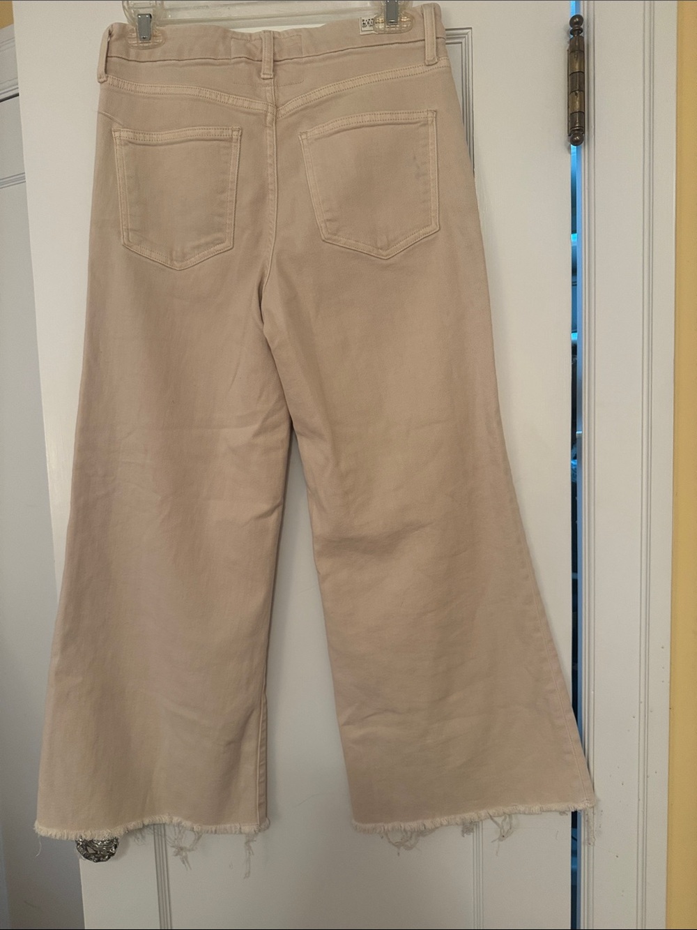 Frank & Eileen Wide-Leg Galway Jeans in Beige - Picture 2 of 8